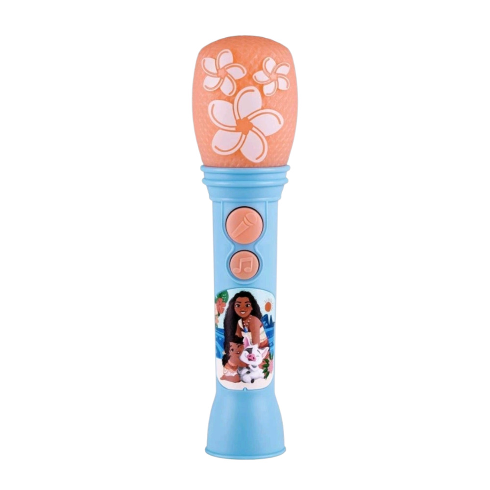 Disney Princess Moana 2 Sing Along Microphone Built-In‎ Music Lights Up NEW